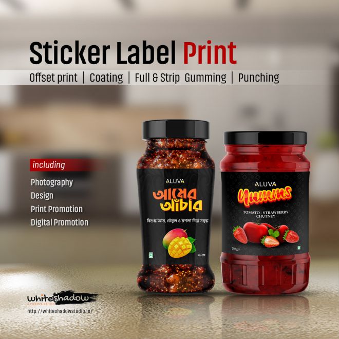 Sticker Label Print